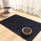 Door Mat Home Welcome Mats Outdoor and Indoor, Heavy-Duty Low-Profile Non-Slip Front Welcome Mat for Home Entrance, Outside Entry, Yard, Floor, Patio (Black, 36x24)