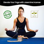 Satya Nagchampa Jasmine Incense Sticks, Satya Bng (Bangalore) Insenses 15gmx3 Pack (45 GMS) with Raajsee Incense Holder Bundle, Satya Nagchampa Natural Incense
