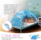 Pink Unicorn Full Bed Tent for Kids Indoor Fort - Magical Dream Tents for Boys Pop Up Toddler Bed Canopy for Girls Bunk Bed Tent for Top Bunk - Sensory Sleep Pod for Kids Educational