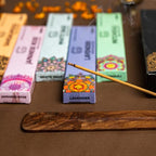 Raajsee Natural Incense Sticks,6 Pack Mixed Scents Gift Pack 15 gm Each (90 gm Total), Insense Sticks Variety Pack, 100% Organic Non Toxic Natural - Hand Rolled Free from Chemicals