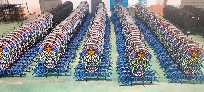 Neon Signs for Wall Decor Beer Bar 20x24inch Keystone Light Mountain Sign Beer Bar Pub Man Cave Business Glass Lamp Light Neon Tubing