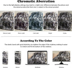 NEWCOSPLAY Faux Fur Twin Blanket Tie-dye Grey Luxury Fluffy Thick Warm Bubble Blanket for Couch Sofa Bed 700GSM (Tie-dye Grey, Twin(60"x80"))