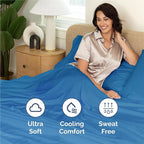 Queen Sheets Set 6 Piece - Includes 4 Pillowcases - Bed Sheets Queen Size - Soft Hotel Luxury Bedding - Cooling, Comfy and Breathable - 1 Flat & 1 Fitted & 4 Pillowcases w/ Deep Pockets - Royal Blue