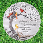 Cardinal Memorial Graden Stones, Garden Stones in Memory of Loved Ones, Memorial Gifts for Loss of Mother Father, Memorial Stepping Stones for Outdoor Decor, Memorial Gifts