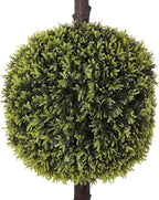 Bornbridge Artificial Yellow Cypress Topiary Ball Tree - Yellow Cypress 4' Ball Tree - Indoor/Outdoor Topiary Trees - Artificial Outdoor Plants - Lifelike Plant (1 Pack)