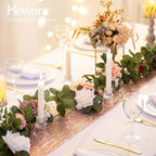 Candle Holder Glass Candlestick Holders: Hewory 2PCS Clear Taper Candle Holders Bulk for Table Centerpiece, Glass Candle Holder Candle Stick Holder Decor for Christmas Wedding Party Bridal Showers