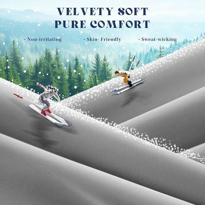 Cooling Comforter Twin Size, Double-Sided Cooling Blanket for Hot Sleepers & Night Sweats, Arc-Chill Q-Max > 0.4 Breathable Ice Blanket, Lightweight Cold Comforter (68''x90'', Light Grey)