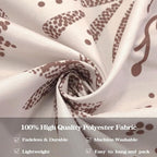 Fowocu Boho Floral Mandala Tapestry Wall Hanging Bohemian Flower Medallion Tapestry Aesthetic Beige Brown Hippie Indian Small Tapestries for Bedroom Living Room Dorm Decor 60 x 44 Inch