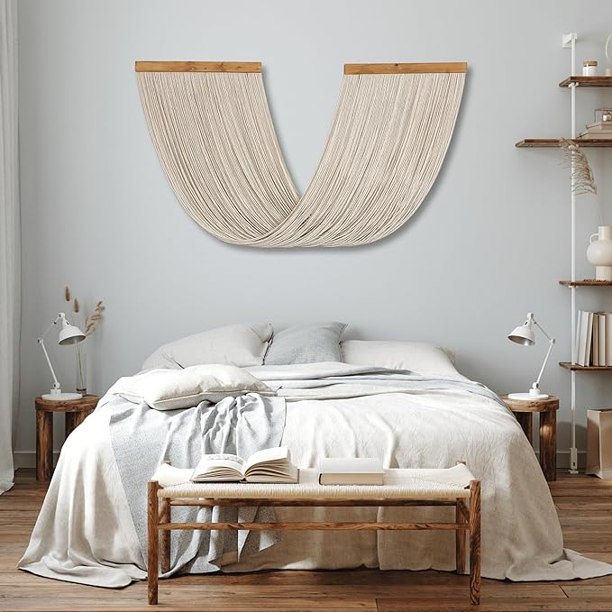 Knots & Beyond Macrame Wall Hanging Large, Boho Wall Tapestry, Bohemian Wall Decor, Fiber Wall Art