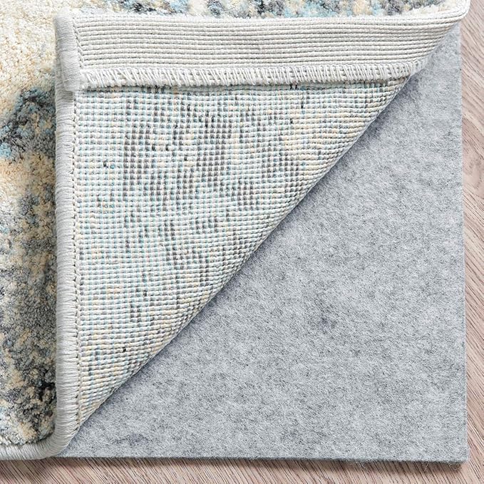 Premium Felt Rug Pad 8x10 Feet, Thick Rug Pads for Hardwood Floors, Laminate, Vinyl, Stone, Carpet & Tile, Under Rug Padding
