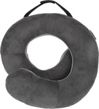 Travelon Deluxe Wrap N' Rest Pillow, Dark Gray/Light Gray, One Size