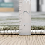 Abani Abstract Grey Green Washable Area Rug – 2' x 3' – Modern Stone-Inspired Design – Regal Collection – Easy to Clean – Durable for High Traffic Areas – Living Room, Bedroom & Office