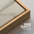 SIGNWIN Framed Canvas Print Wall Art Minimalist Rain Cloud Abstract Neutral Landscape Photography Modern Art Minimalist Black and White for Living Room, Bedroom, Office - 24"x36"x3 Natural