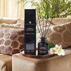 Jameela Reed Diffuser 5 oz - Luxury Aromatherapy with Tuberose & Jasmine - Home Decor Gift for Bedroom, Office, Living Room, Bathroom - Long Lasting Scent with Premium Fragrance Sticks