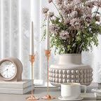 Candlestick Holders Rose Gold, 6 Packs Taper Candle Holder for Candlesticks, Candle Sticks Holder Decor for Home Decor
