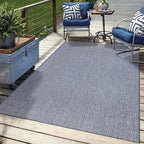 Keen Home Design Terrace Outdoor Area Rug - 8x10 Washable Indoor/Outdoor Rug for Patio, Kitchen, Balcony, Beach, Garden, Deck and Porch, Size: 7'7"x10'