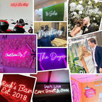 Custom Led Neon Signs for Wall Decor, Personalised Neon Lights Sign for Wedding Party Birthday Gift Name Bedroom Home Man Cave Bar Game Room(Optional 26" to 55")