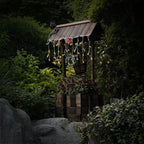 Garden Wooden Decor Rustic Wishing Well with Light Planter Outdoor Home Décor for Patio, Upgrade Wishing Well Garden, Yard Hanging Bucket Patio Lawn Backyard Home Decor