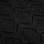 Longhui bedding Chunky Cotton Knit Throw Blanket for Couch, Sofa, Bed, or Chair, Decorative Breathable Fall Cable Knit Blanket 60 x 80 Inches, Large Black