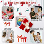 Stained Glass Window Hanging, Colorful Flower Petals Sun Catchers Diamond Glass Panel Hangings Suncatcher Decor for Birthday for Women, Men, Wife, Aunt, and Mom 11.8x11.8 in