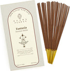 Fantasia Incense Sticks, Organic Hand Dipped 100 Sticks with Natural Herbs & Aromatic Ingredients, Burn Time 45 to 60 Minutes, Incense for Positivity, Yoga, Meditation, Relaxation, Spiritual Gift