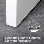 LUMI Ultra Thin Door Mat for Entryway,36"x56" Low Profile Non Slip Rubber Backing Indoor Doormat, Easy Clean Welcome Entrance Mat for Inside House, Patio,Dark Grey