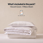 Amazon Basics Waffle Weave Microfiber 2-Piece Duvet Cover Set, Includes 1 Duvet Cover and 1 Pillow Sham, Twin, Pink Striped