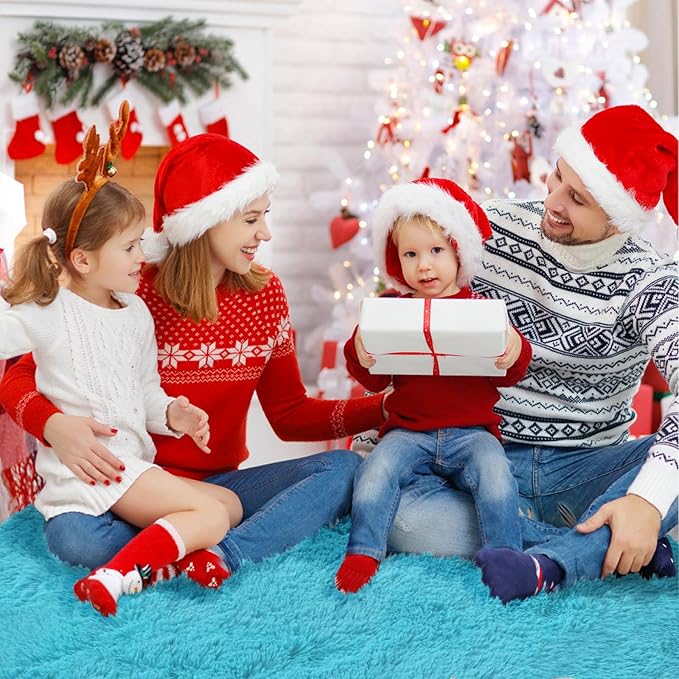 Soft Round Area Rug for Kids Bedroom, Fluffy Fuzzy Shaggy Rug 3'X3'for Living Room, Non Slip Circle Plush Rug for Girls Room Nursery Dorm Decor,Light Blue