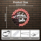 Game Neon Sign for Room Decor - Animated Movie LED Neon Lights Wall Art, USB Powered, Perfect for Gifts Party Bedroom Bar Decor