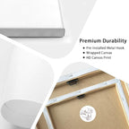 DUWQU 3 piece Colorful Watercolor Mountain Canvas Wall Art Boho Floral Painting Picture Wall Decor Abstract Nature Landscape Poster Print Artwork for Living Room Bedroom Bathroom Office 16x24 Inches