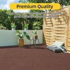 Marine Carpet,5 FT x 10 FT Brown Indoor Outdoor Carpet 0.2" Thick Boat Carpet with Water-Proof TPE Backing, Non-Slide Outdoor Marine Carpet Roll for Home, Patio, Porch, Deck