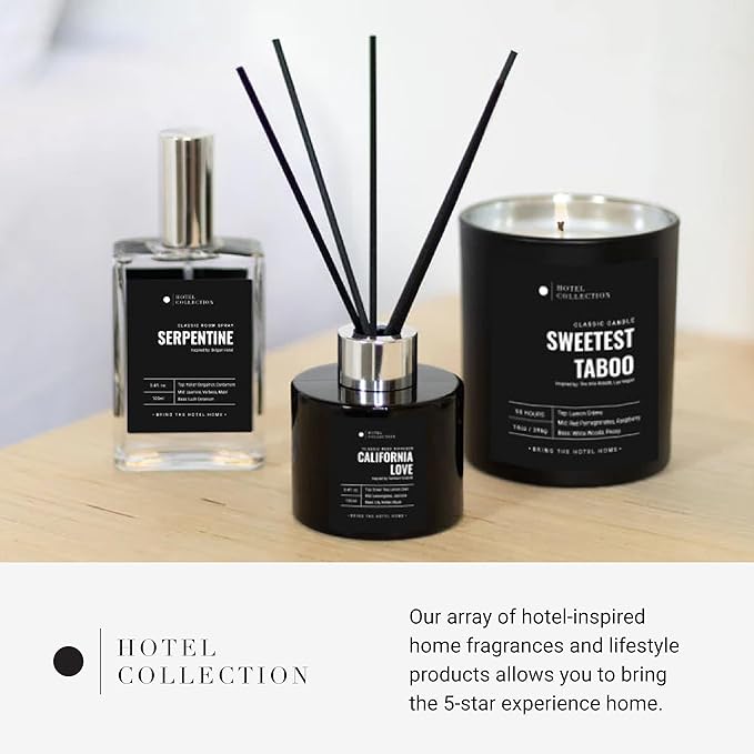 Mystify Reed Diffuser Set, Luxury Hotel Inspired Home Diffuser with Hints of Jasmine, Green Melon, and Lily, Lasting 4 Months Longevity, 100mL
