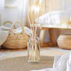 Urban Naturals Cedarwood & Vanilla Reed Diffuser Set | Made with Essential Oils & Real Botanicals | Cedar, Vanilla, Oak and Moss | Made in The USA