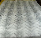 White Fox Faux Fur Throw Blanket & Bedspread - White Gray Fox Fur Throw - Luxury Fox Faux Fur - Soft Faux Fur Blanket, Made in US, 16483