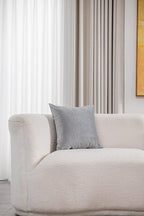 26x26 Euro Pillow Covers : 2 Pack Cozy Soft Velvet Oversized Couch Pillow Shams, Square Throw Pillow Cases for Living Room Sofa, Light-Grey