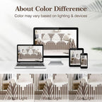 Couch Cover Boho for Dogs Washable Mocha Couch Covers for 2 Cushion Couch, Chenille Sectional Couch Covers L Shape Sofa Cover, Furniture Protector for Kids, Pets, Mocha 91" X134"