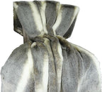 Tissavel Chinchilla Faux Fur Throw Blanket & Bedspread - Chinchilla Faux Fur - Gray Ivory Chinchilla Fur Throw - Luxury Soft Fur, Handmade in US, 16444