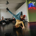 Parkour Sport Neon Sign for Wall Decor, Led Inspirational Sign Sport Neon Light for Classroom Man Cave Gym(15.75 * 12.6In)