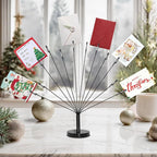 Photo Tree Holder with Metal Base,12 Clips Flexible & Durable Branches Money Trees Gift Card Holder with Clips,Picture Trees to Hold Photos for Christmas Wedding Greeting Birthday Party Gift