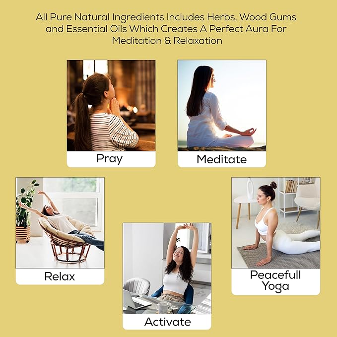 Raajsee Egyptian Musk Incense Sticks 100 Gm Pack-100% Pure Organic Natural Hand Rolled Free from Chemicals-for Church,Aroma Therapy,Relaxation,Meditation & Sensual Therapy