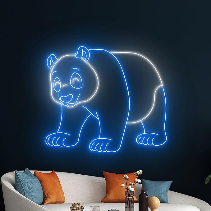 Panda Neon Sign Panda Neon Light