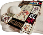 Wrestling Blanket for Boys Girls Women Men Wrestle Gifts Sports Throw Blanket Plush Cozy Flannel Fleece Fuzzy Blankets 60"X50"
