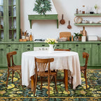 Runner Rug - 2'x10' Boho Washable Kitchen Rug, Non-Slip Soft Low Pile Rugs Indoor for Hallway Hall Living Room Bedroom Sunroom, Vintage Stair Carpet Stain Resistance (Dark Green, 2x10ft)