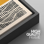 SIGNWIN Framed Canvas Print Wall Art Set Mid-Century Multicolor Color Block Shape Abstract Geometric Illustrations Graffiti & Street Art Modern Art for Living Room, Bedroom, Office - 24"x36"x3 Black