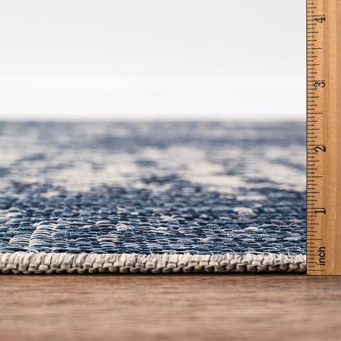 Keen Home Design Terrace Outdoor Runner Rug - 2x10 Washable Indoor/Outdoor Rug for Patio, Kitchen, Balcony, Beach, Garden, Deck and Porch, Size: 2'2"x9'11"