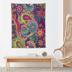 ICMOLYYENLO Tropical Green Plant Tapestry, Green Palm Leaves Natural Landscape Print Wall Tapestry for Bedroom Living Room Dormitory 30x40 Inch