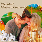 XMGZQ Mini Couple Statue Tv Stand Decor Items for Living Room Home Decor,Bedroom Decor for Couples Sculpture for Anniversary Wedding,Love Gifts for Couples 2025,Knick Knacks for Shelves