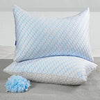 Bafode Memory Foam Pillows King Size Set of 2 Cooling Bed Pillow 2 Pack Shredded Memory Foam Pillow for Sleeping 20x36