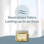 Clear Air Odor Eliminator Gel Beads - 12 oz, Pack of 2 - Air Freshener Made with Essential Oils - Eliminates Odors in Bathrooms, Cars, Boats, RVs & Pet Areas - Sun-Kissed Beach Scent
