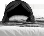 zDen The Original Patented Light-Blocking Luxury Sleep Den Bed Tent: Certified Non-Toxic Blackout Canopy to Improve Sleep Anytime, Anywhere. Perfect for Nightshift, Dorms, Travel, Naps and Relaxation